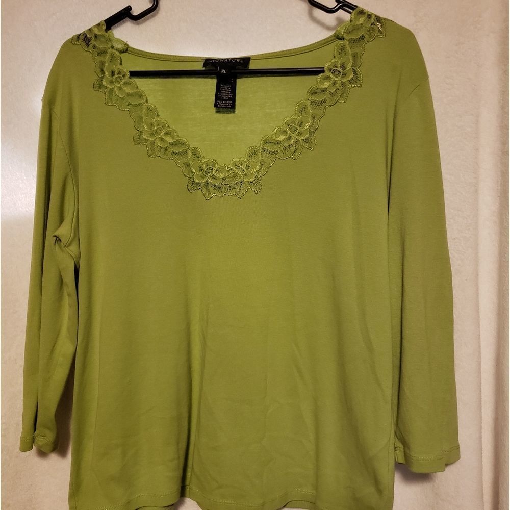 Green Blouse - Picture 1 of 2